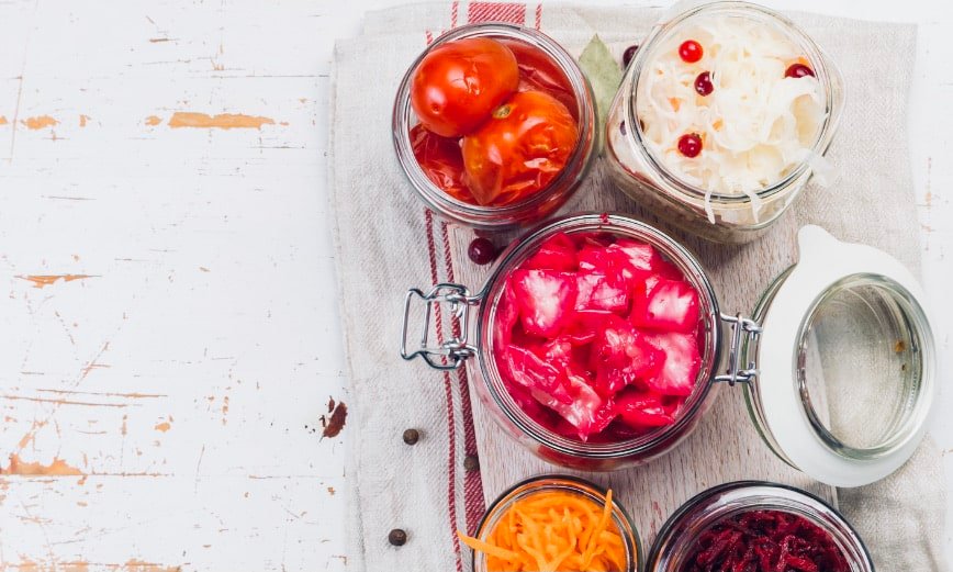 Plant foods rich in probiotics